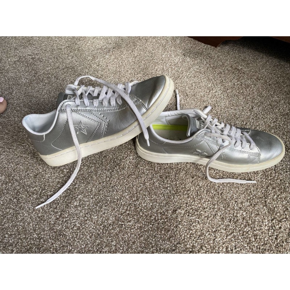 Converse One Star PL LP Silver 555947C Women’s 6.5 - Picture 1 of 6